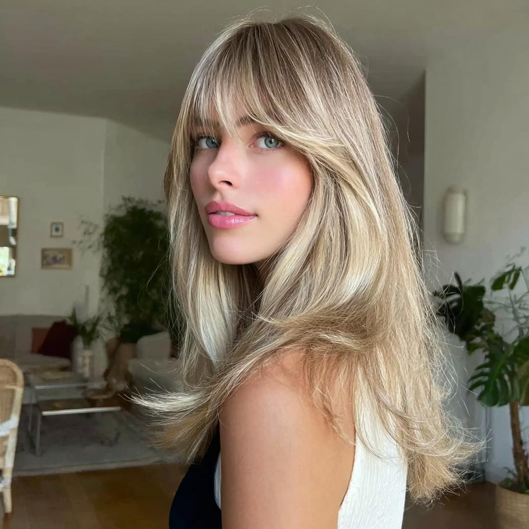 Lange Lagen Mit Vollem Pony