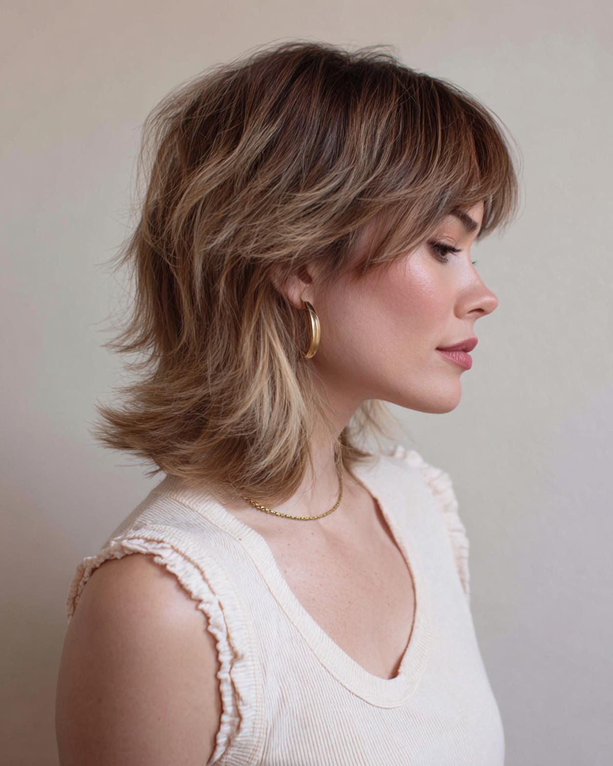 Mittellanger Shag Mit Pony