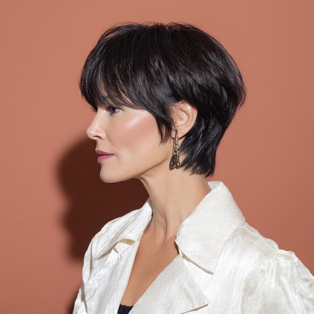 Shaggy Pixie mit Vorhang-Pony