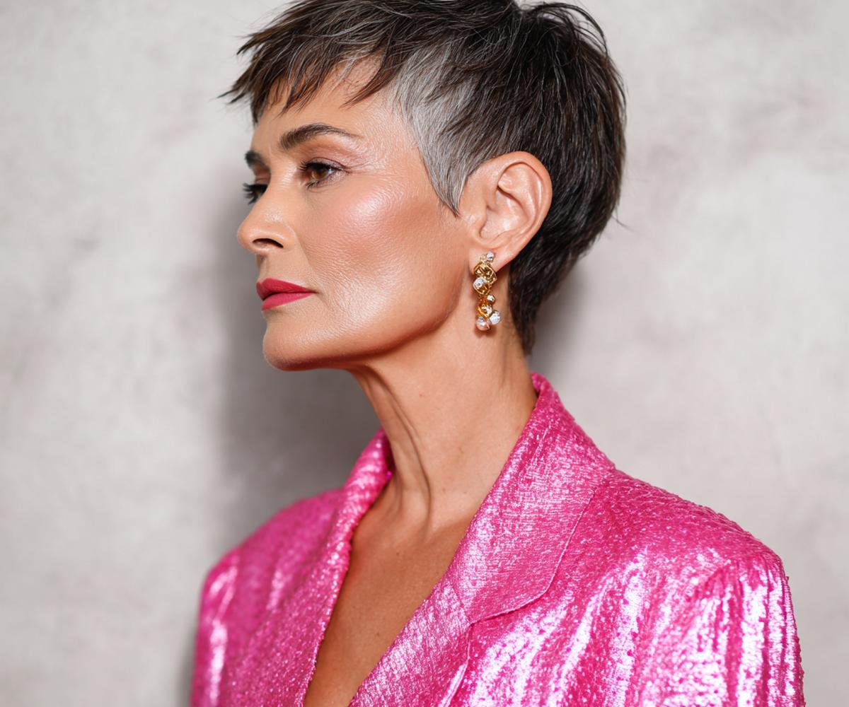 Strukturierter Pixie für Frauen 50+