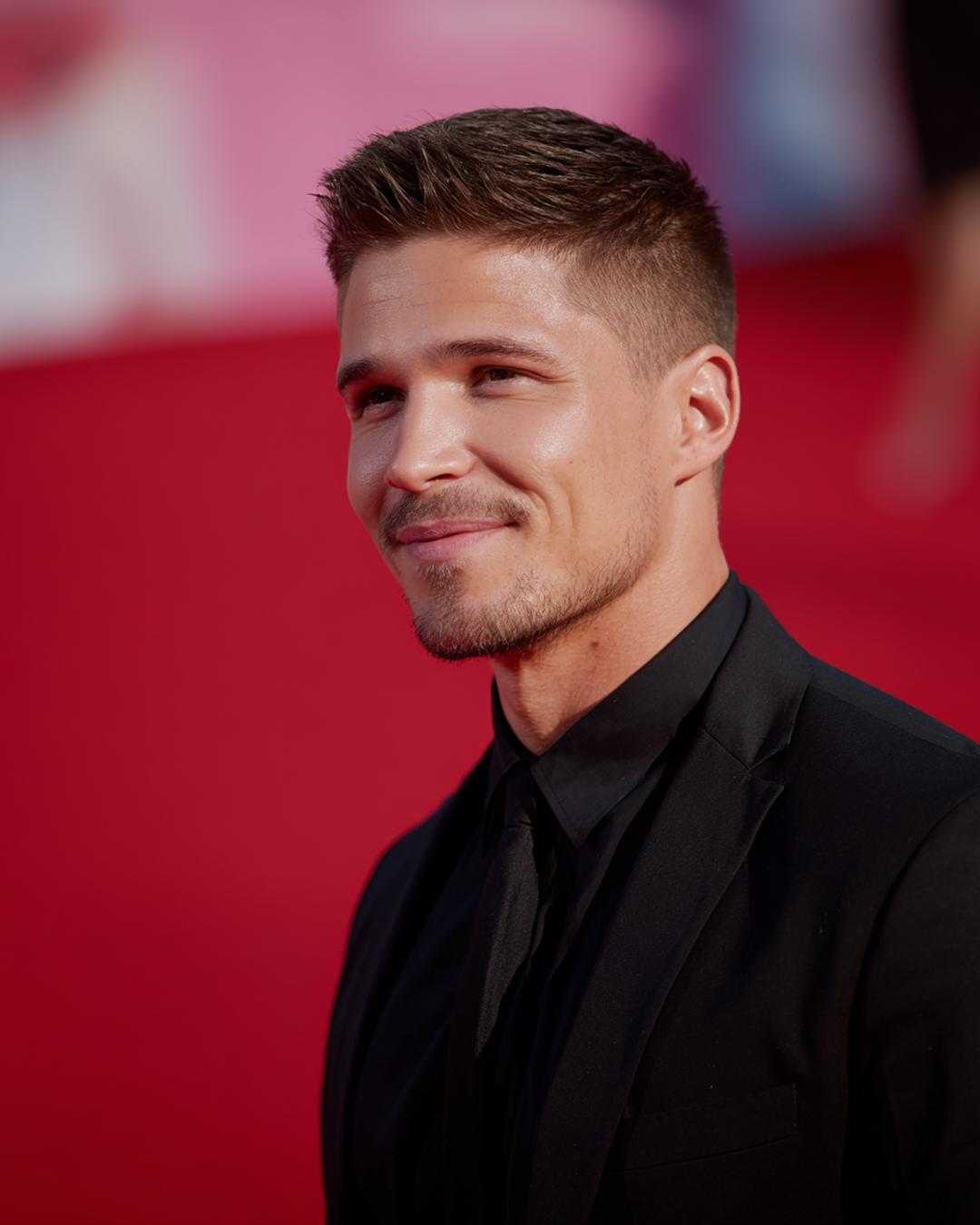 Kurzer Crew Cut Braun