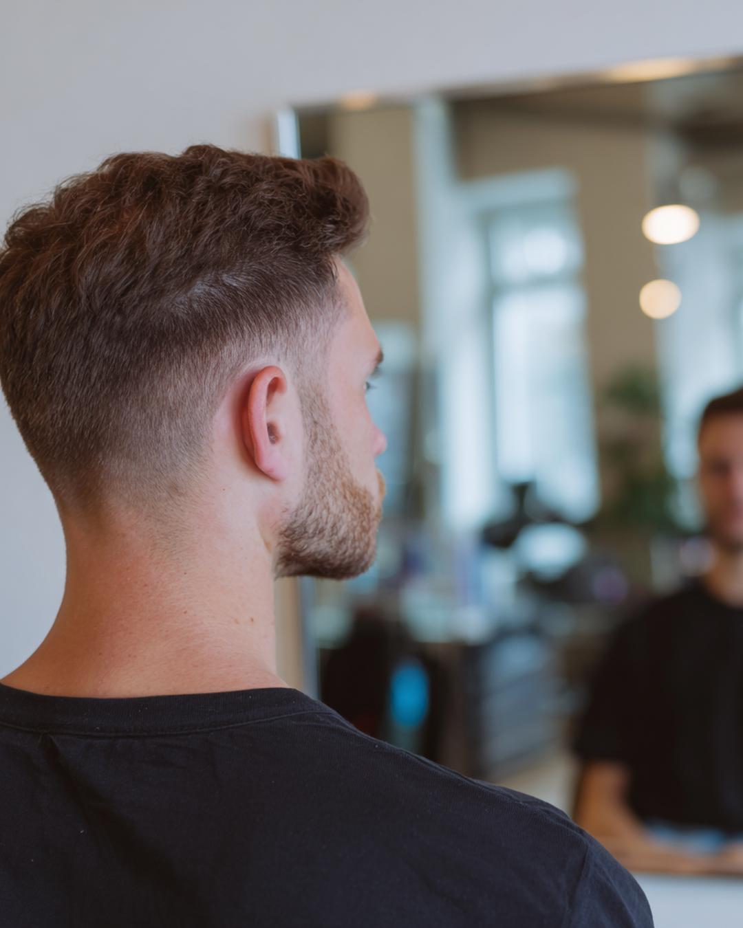 Mittlerer Fade Mit Textur