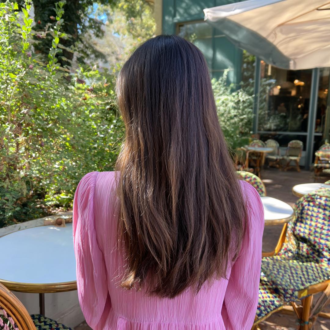 Sehr Langes Glattes Haar