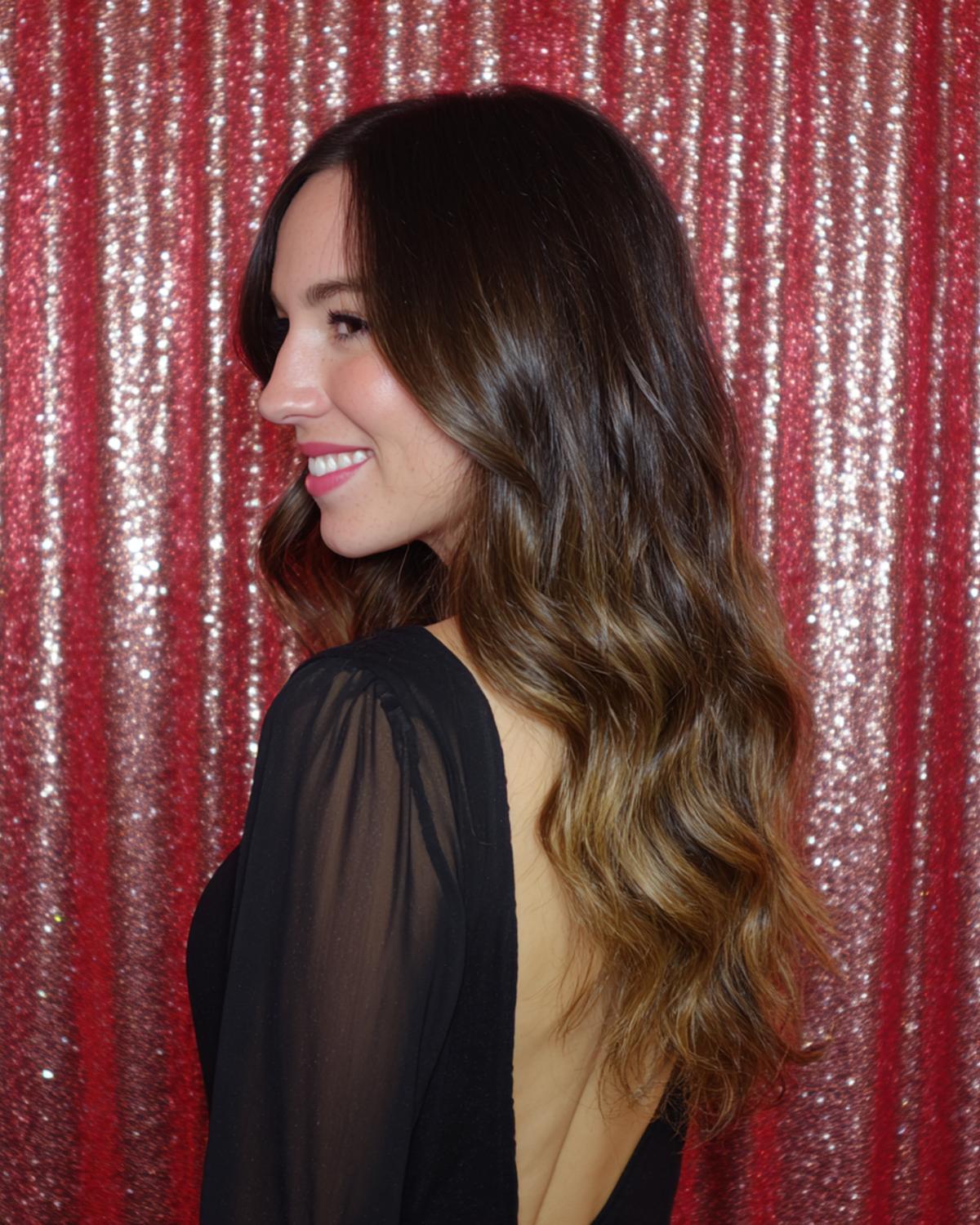 Lange Wellen Mit Balayage