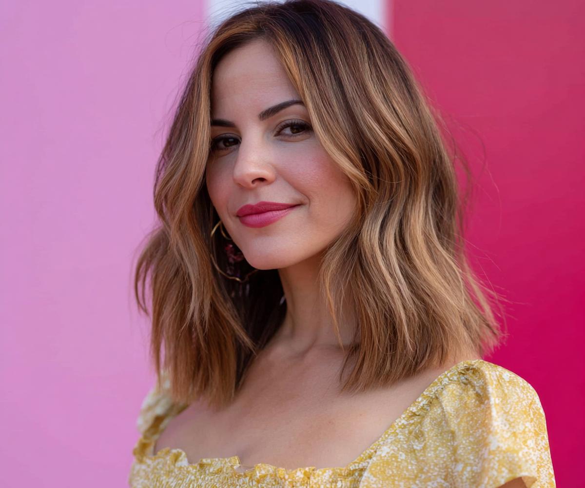 Weich gestufter, mittellanger Lob