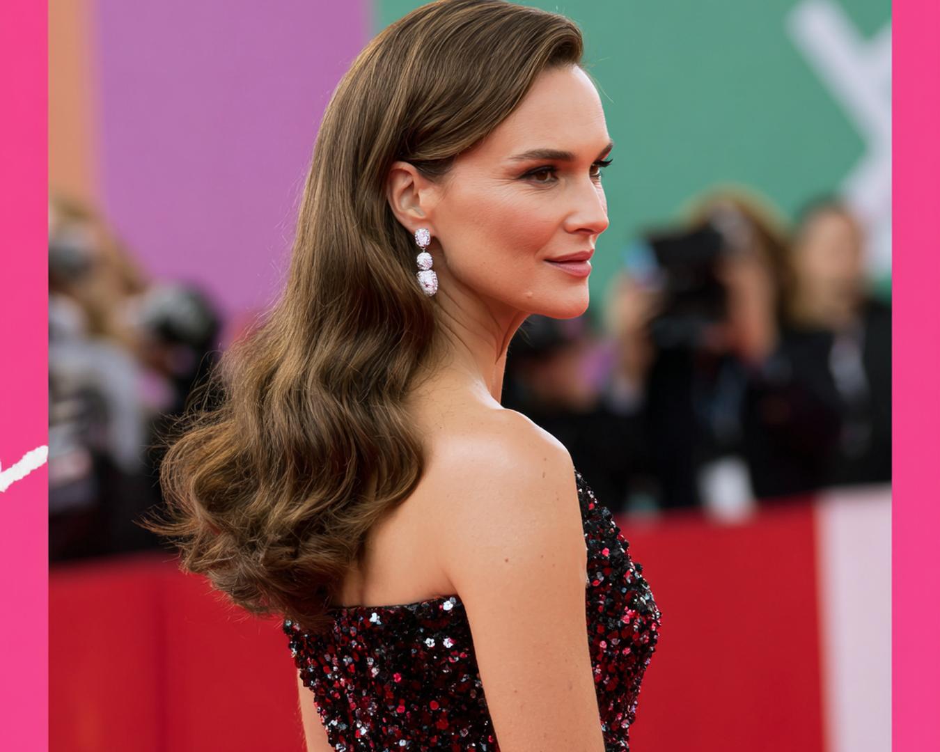 Sanfte Wellen mit tiefem Seitenscheitel