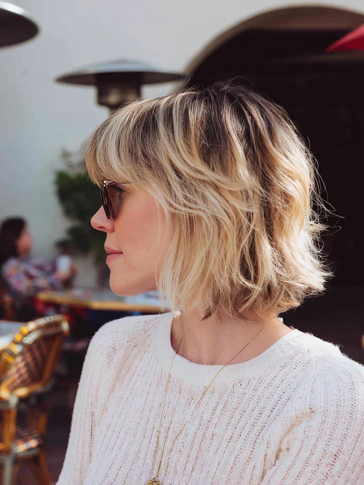 Mittellanger Shag Bob Mit Pony