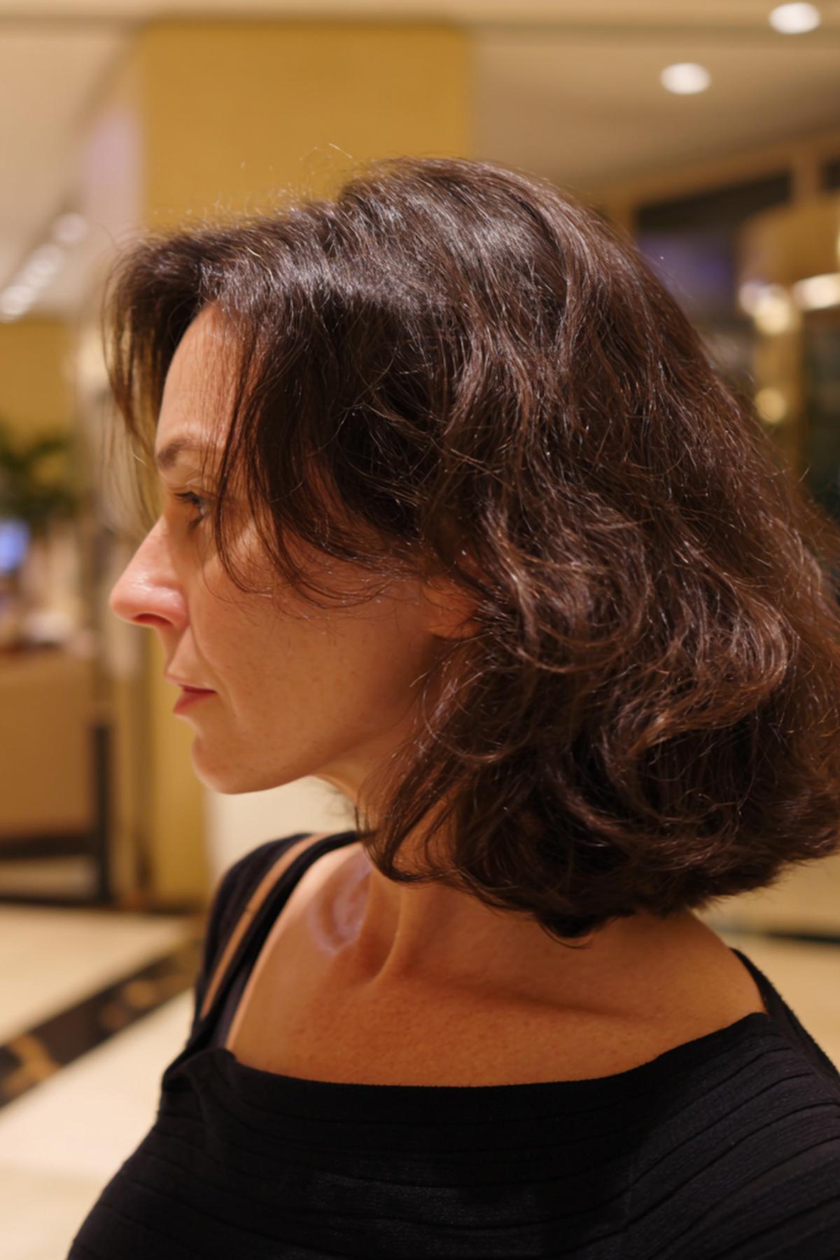 Welliger Bob Dunkelbraun