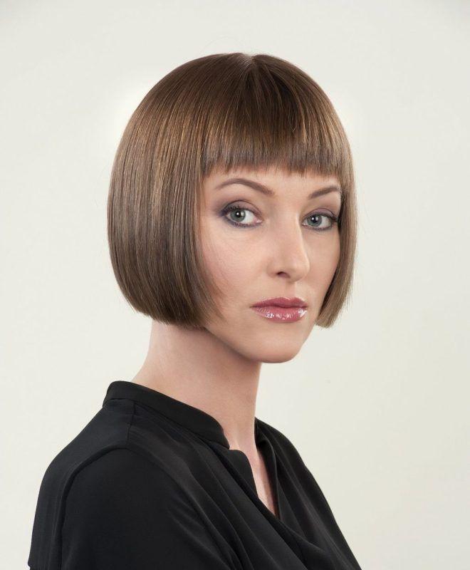 Bob Frisur mit Pony Ideen für jeden Haartyp