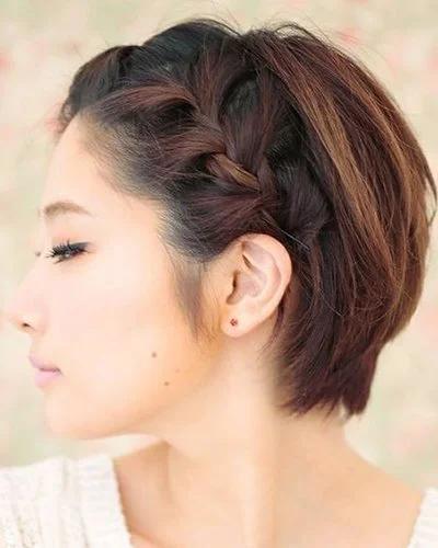 Kurze Haare geflochten Ideen für moderne Looks