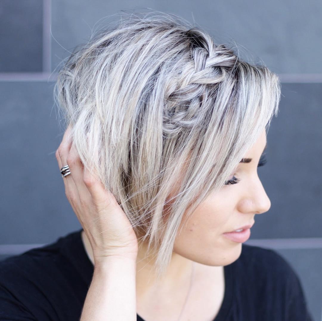 Akzent Zopf kurze Haare