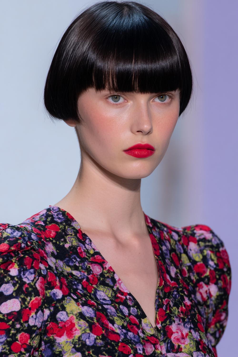 6. Kurzhaar Frisuren 2026 als Sleek Bowl Cut mit grafischer Rundung
