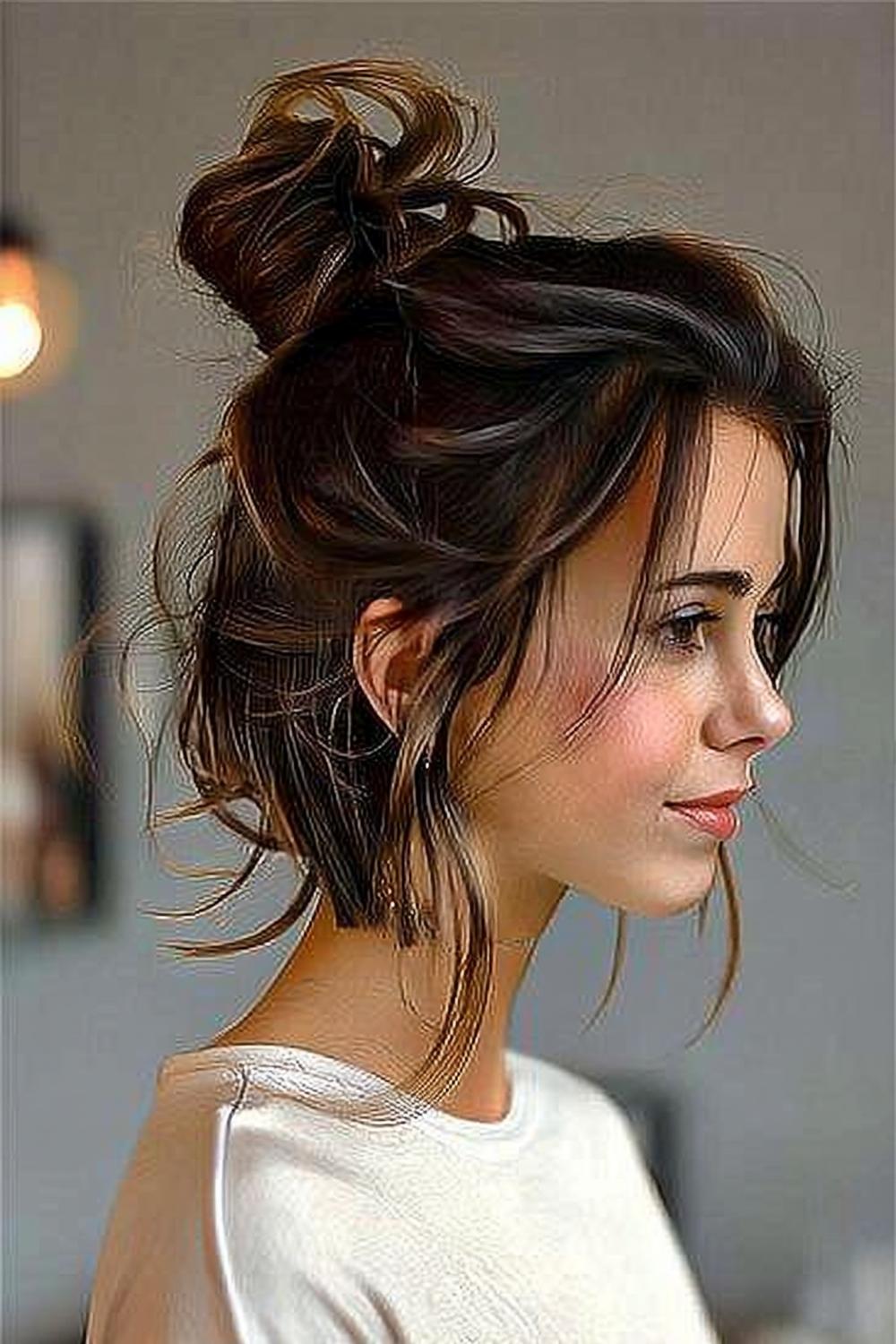 Lässiger Schul-Pferdeschwanz