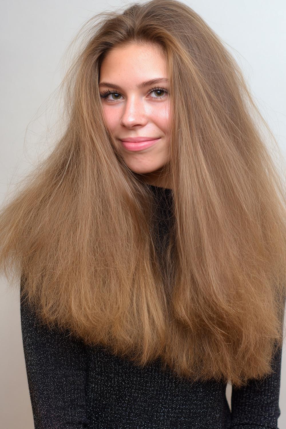 5. Mittellange Frisuren 2026 als Blowout-Lagen mit XXL-Volumen am Ansatz