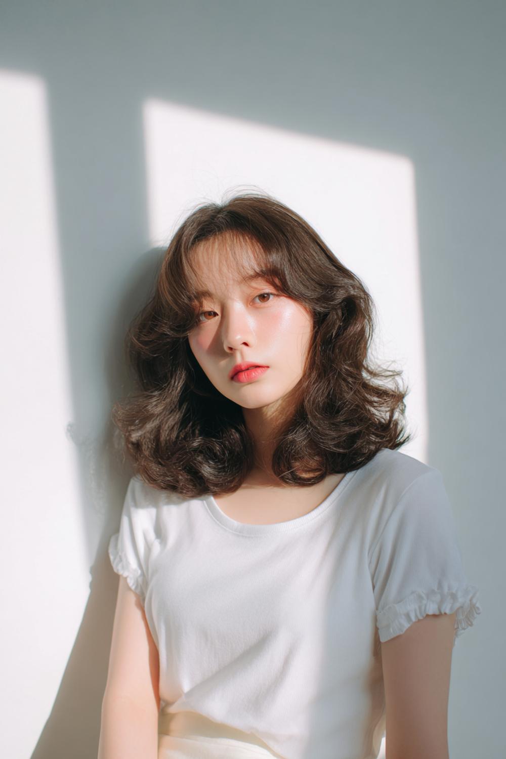 9. Mittellange Frisuren 2026 als Wavy Cut mit S-Wellen und „Sunlit“-Glanz