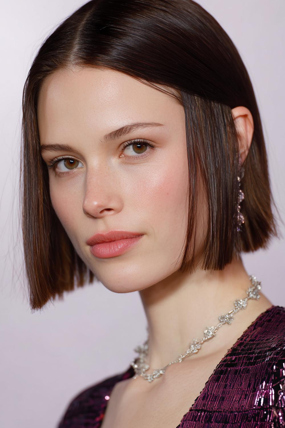 3. Moderne Haar Looks 2026: Blunt Cut mit Micro-Layers und Präzisionskante