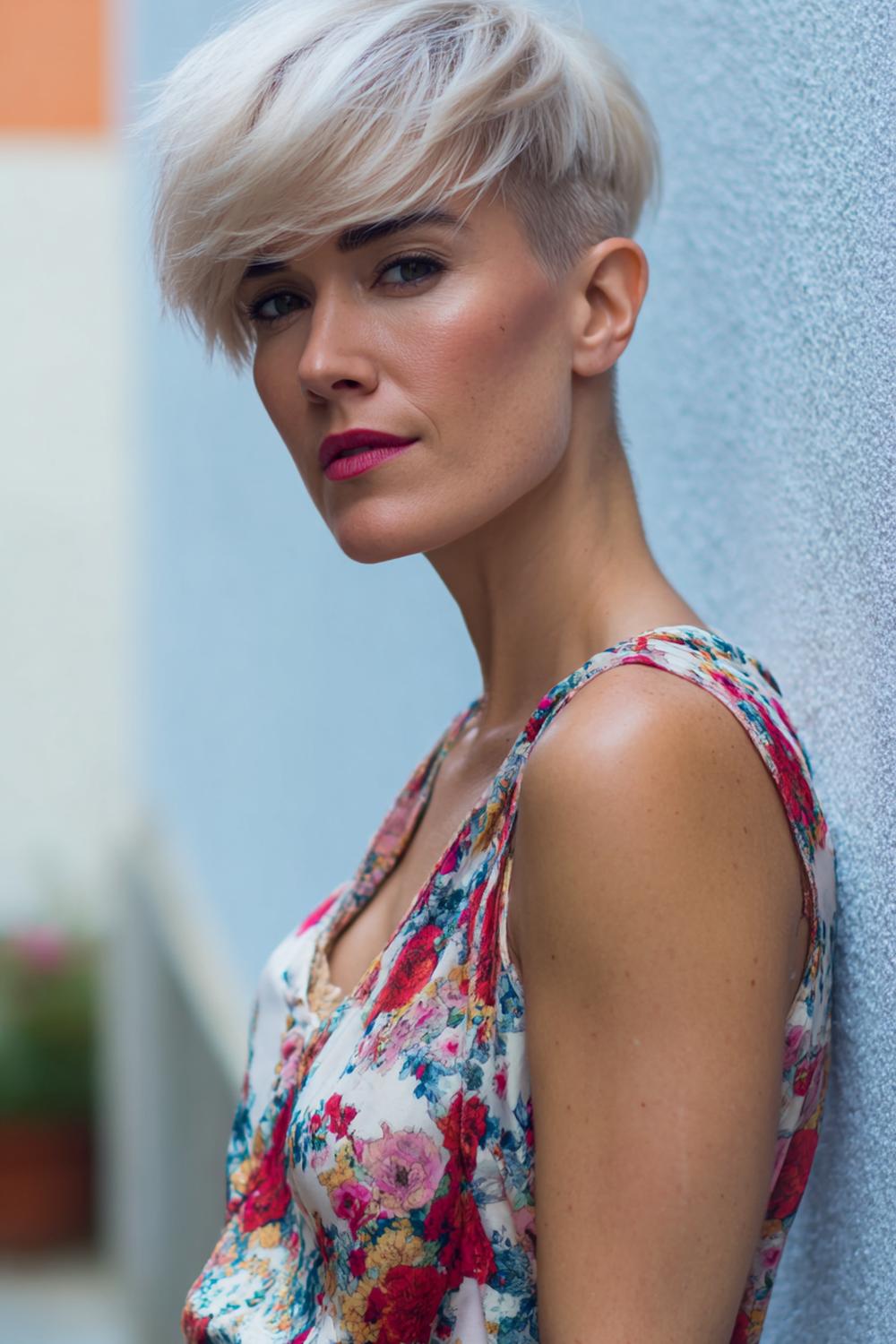 6. Moderne Haar Looks 2026: Pixie Cut mit langer Tolle und weichem Undercut