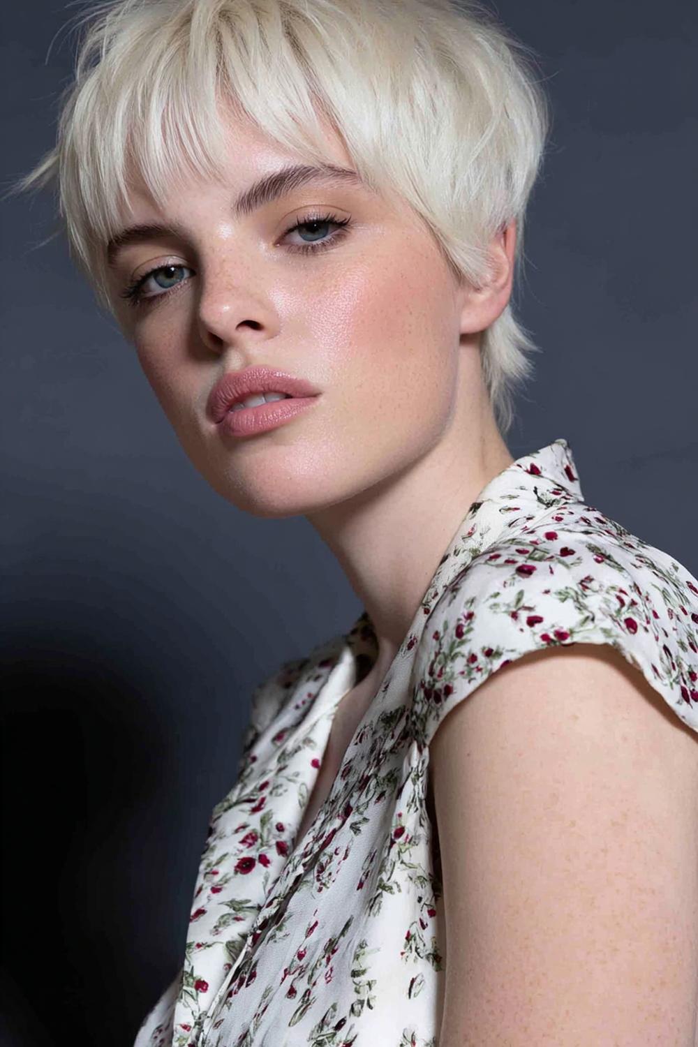 7. Neue Frisuren 2026: Bixie Cut mit federleichten Konturen