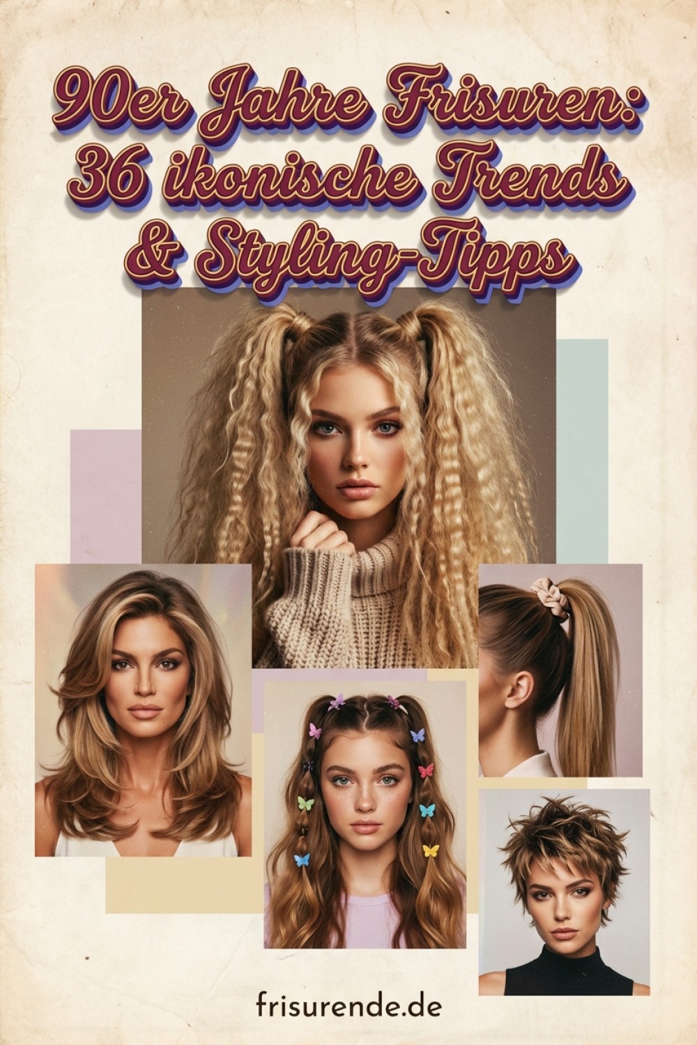 90er Jahre Frisuren: 36 ikonische Trends & Styling-Tipps
