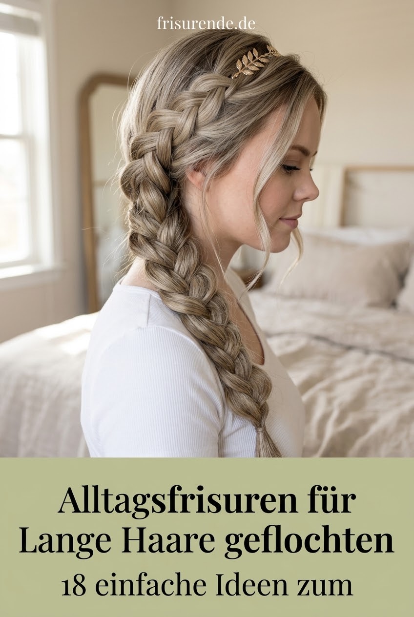 Alltagsfrisuren für lange Haare geflochten 18 einfache Ideen zum Nachmachen