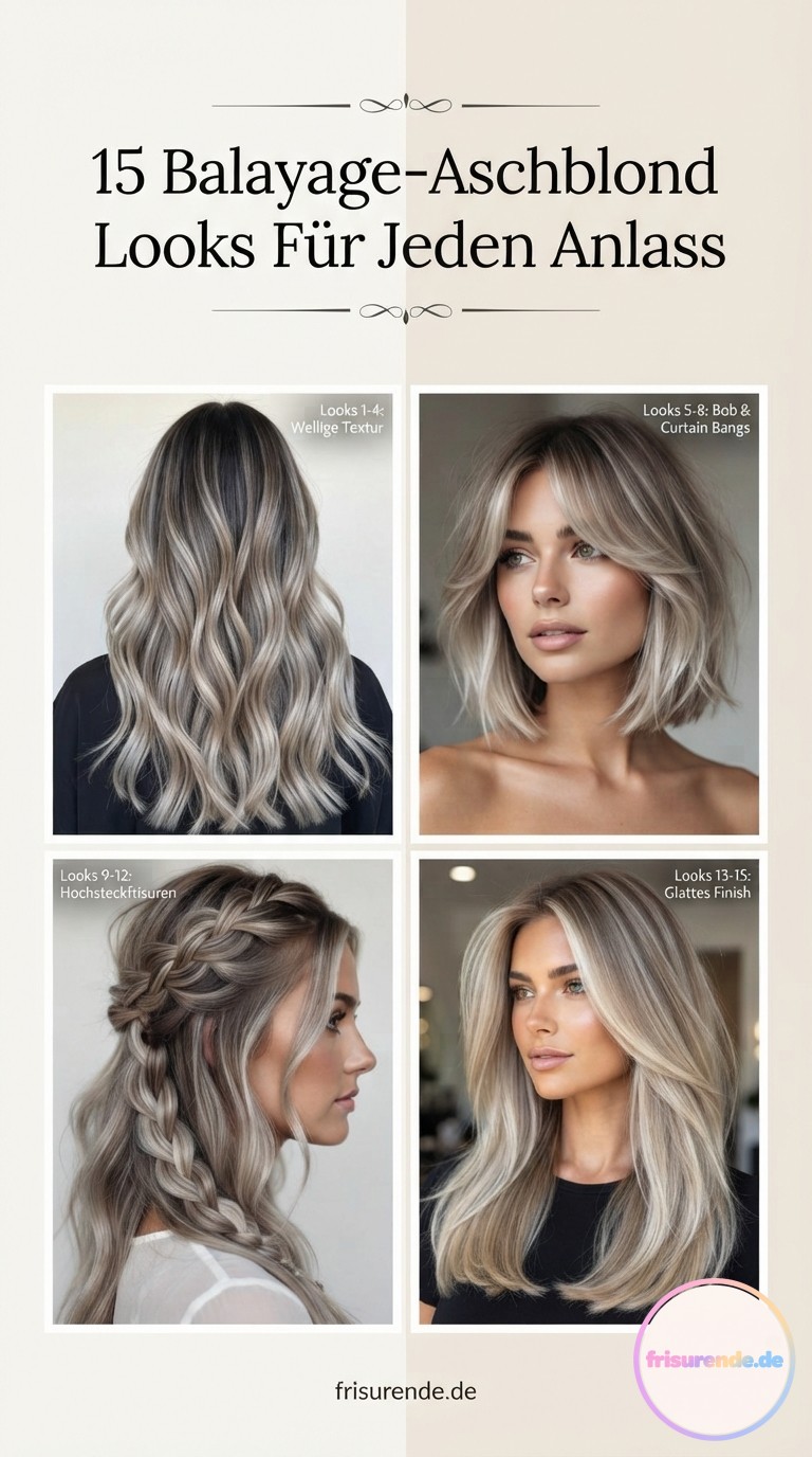 15 Balayage-Aschblond Looks Für Jeden Anlass