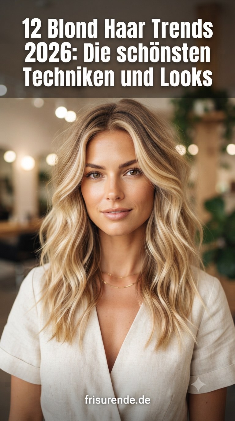 12 Blond Haar Trends 2026: Die schönsten Nuancen, Techniken und Looks für ein modernes Blond