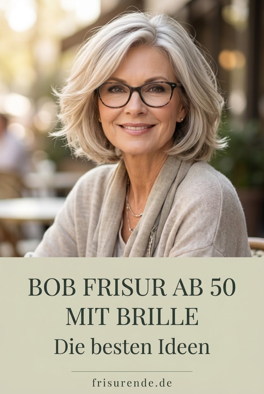 Bob Frisur ab 50 mit Brille die besten Ideen