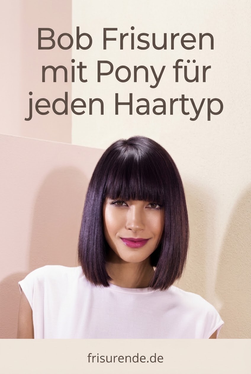 Bob Frisuren mit Pony für jeden Haartyp