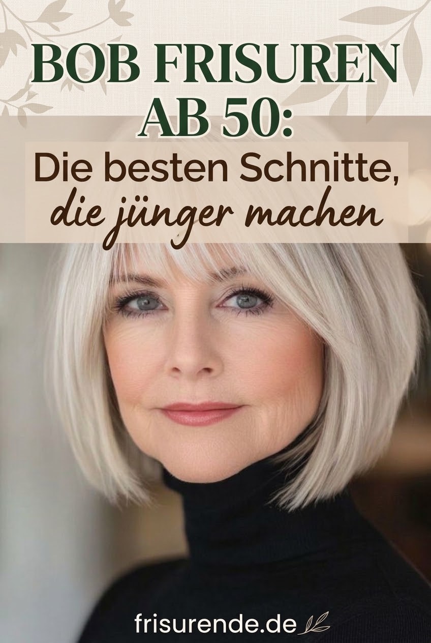 Bob Frisuren ab 50: Die besten Schnitte, die jünger machen