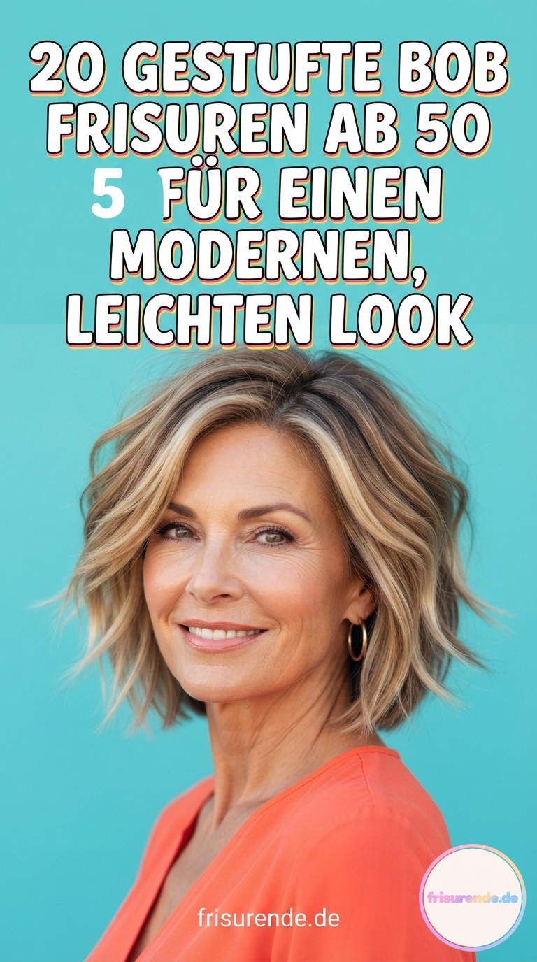 20 Gestufte Bob Frisuren Ab 50 Für Einen Modernen, Leichten Look