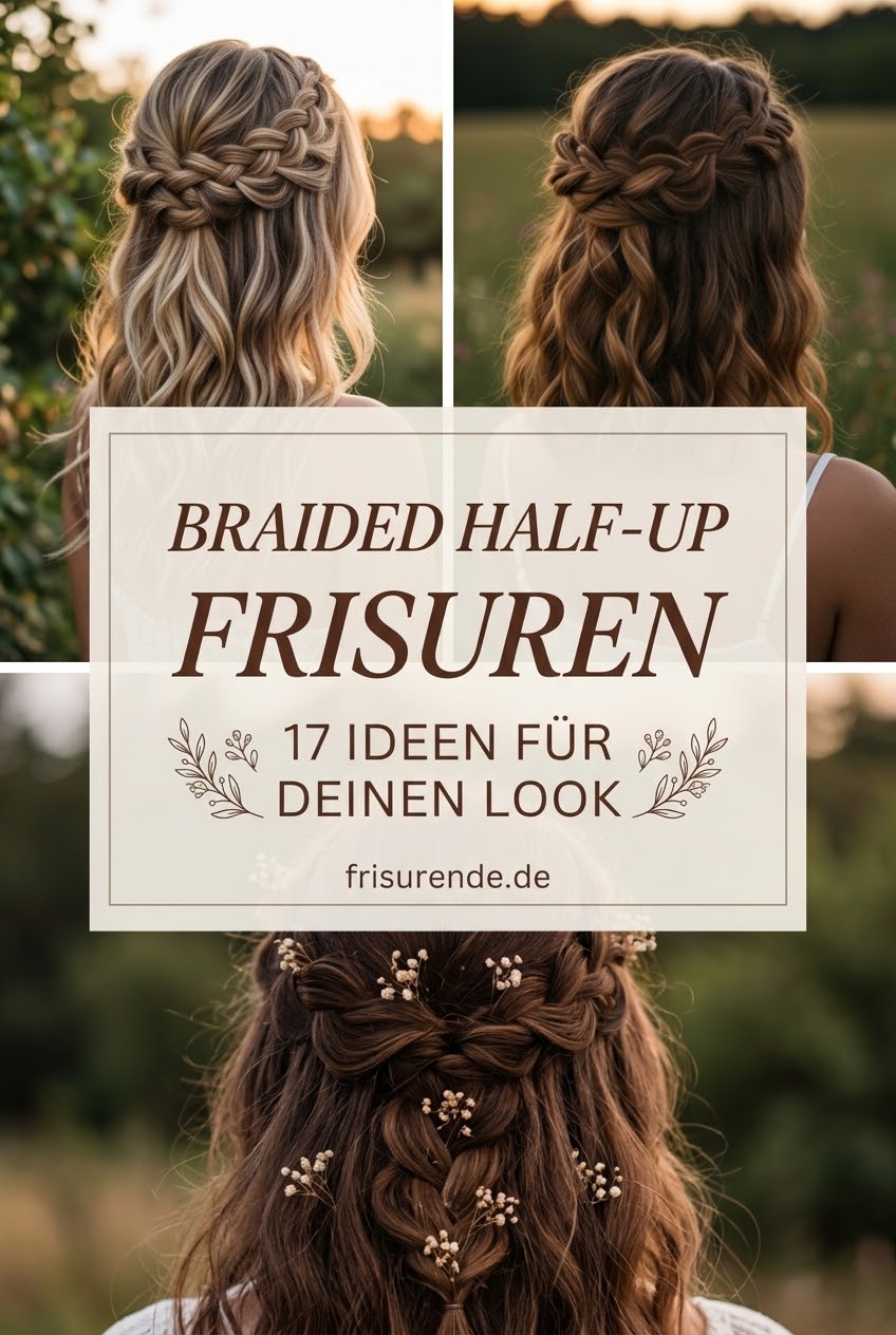 Braided Half-Up Frisuren 17 Ideen für deinen Look