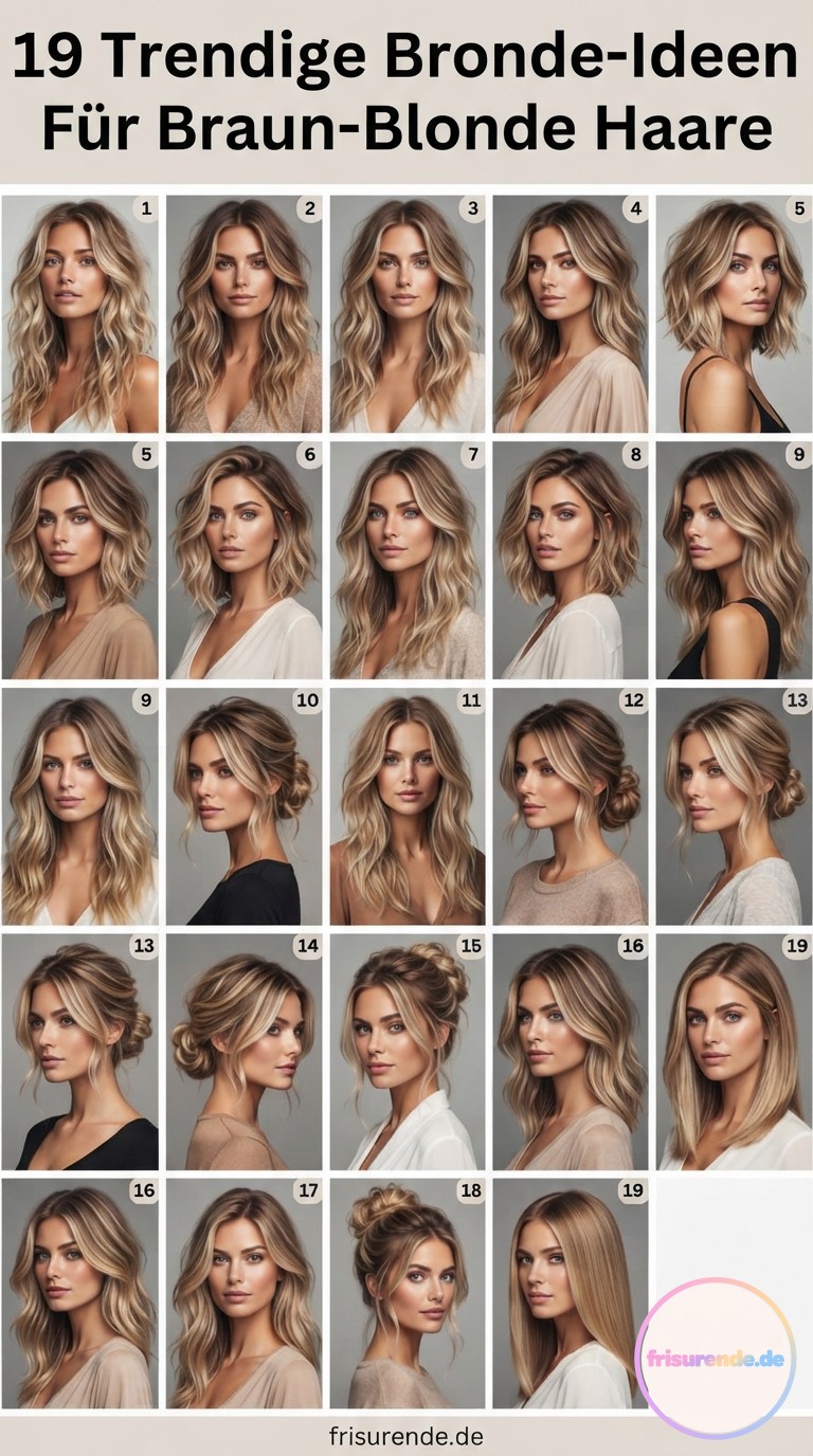 19 Trendige Bronde-Ideen Für Braun-Blonde Haare