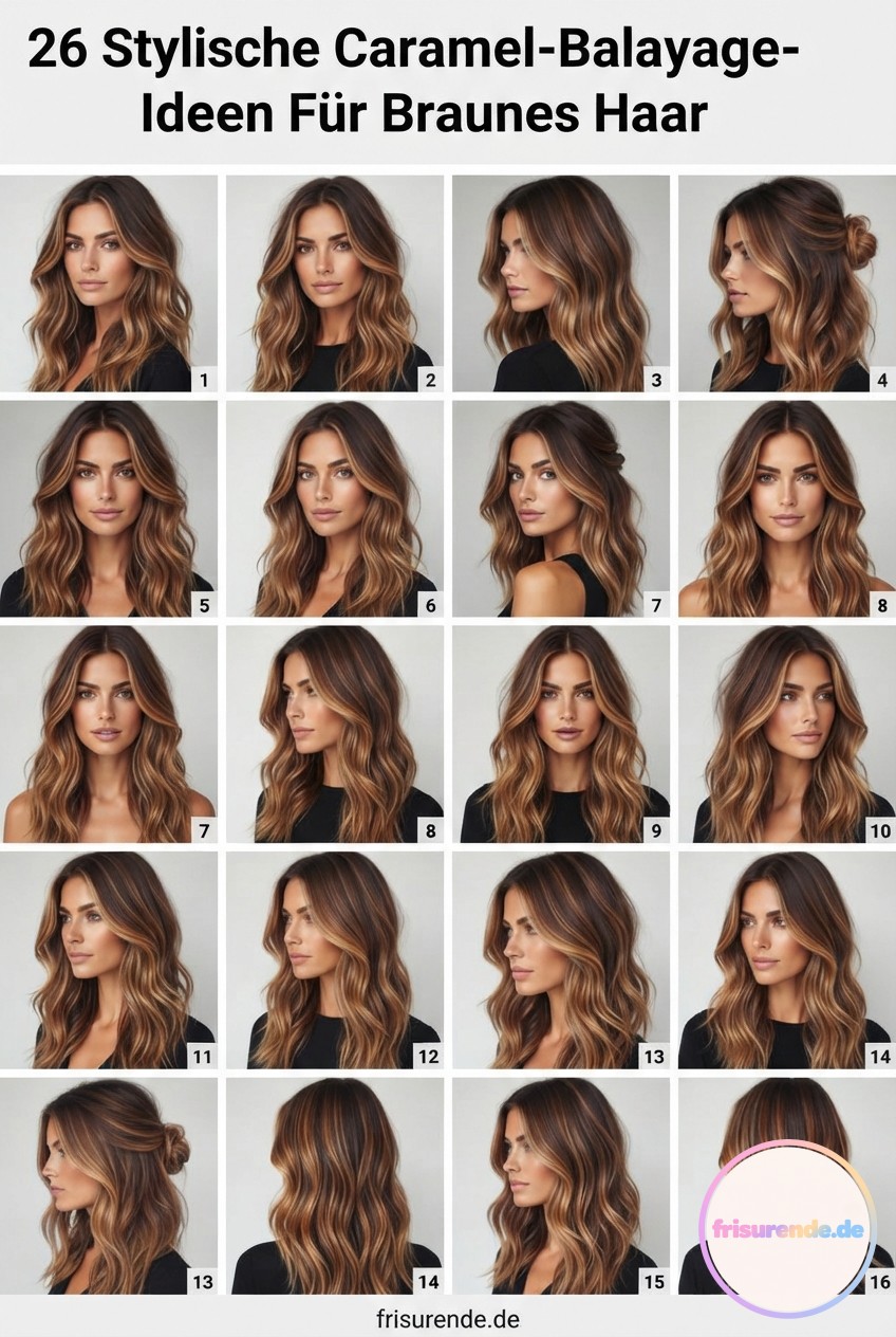 26 Stylische Caramel-Balayage-Ideen Für Braunes Haar