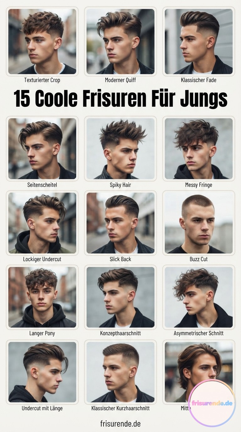 15 Coole Frisuren Für Jungs