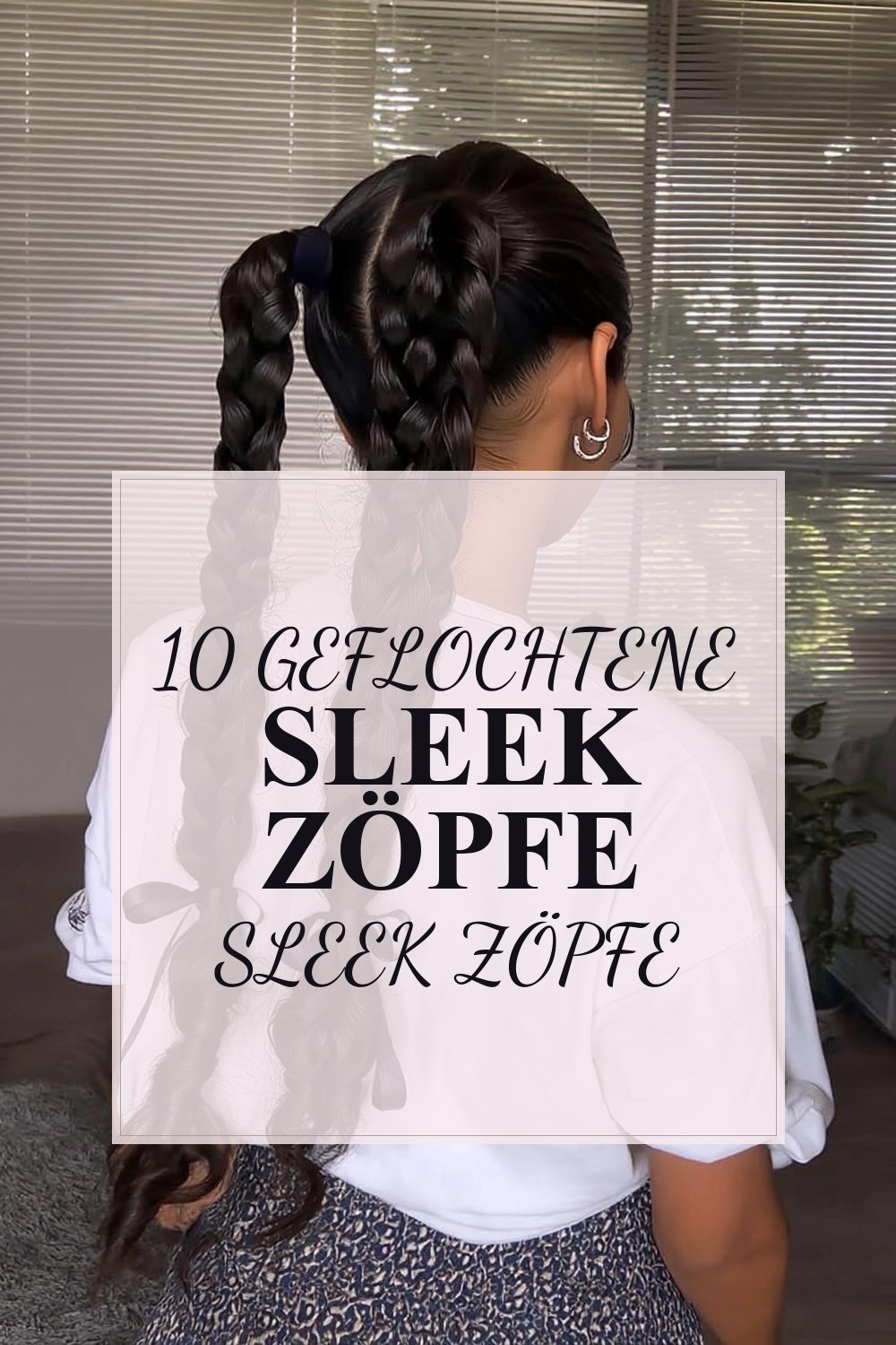 Geflochtene Sleek Zöpfe