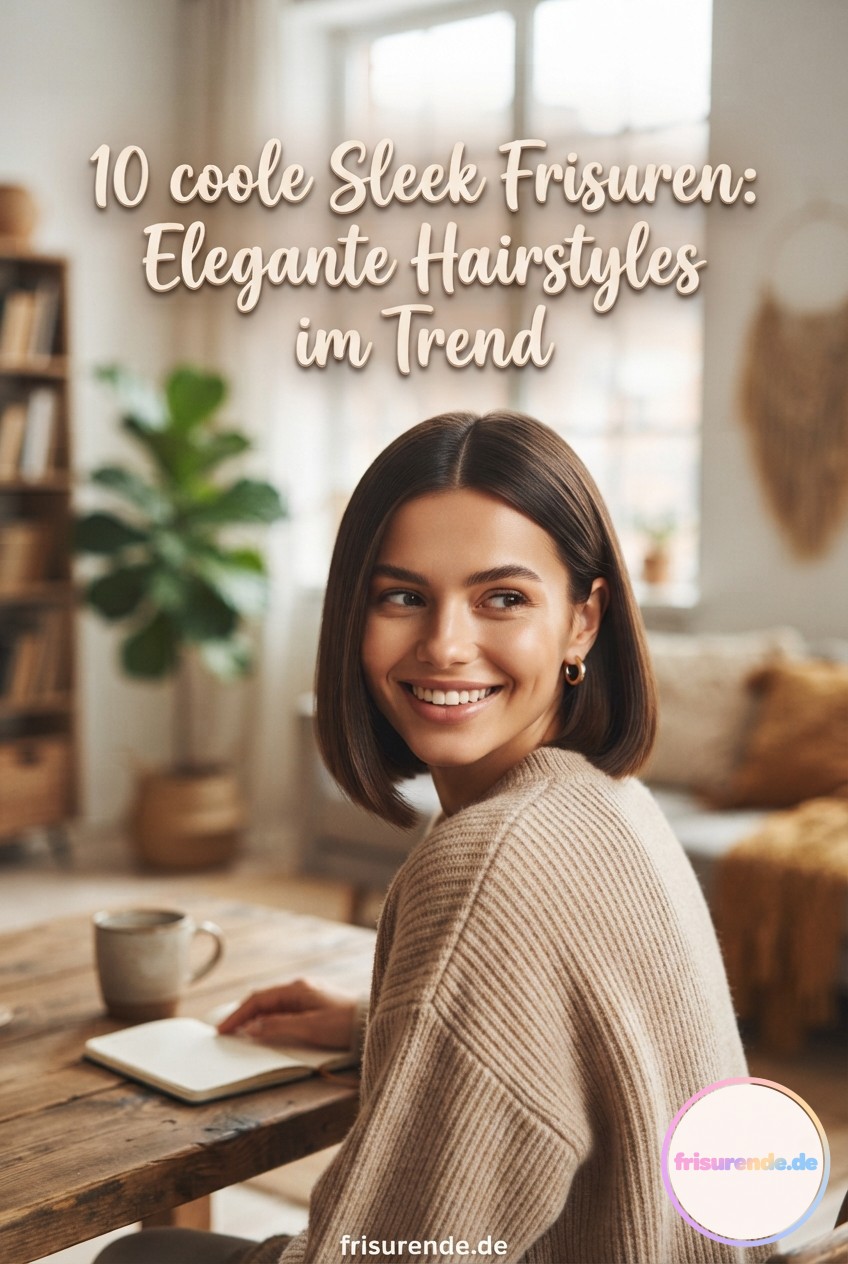 10 coole Sleek Frisuren: Elegante Hairstyles im Trend
