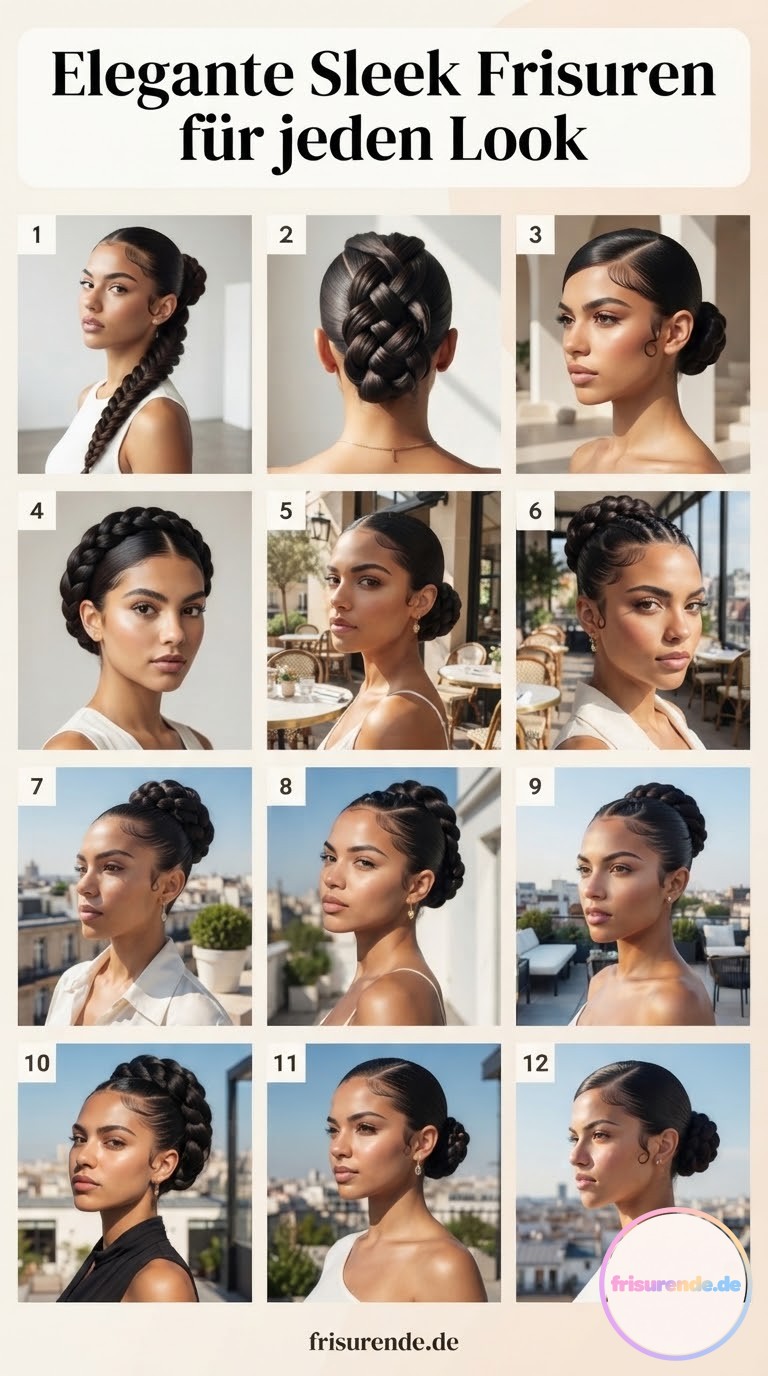 Elegante Sleek Frisuren für jeden Look