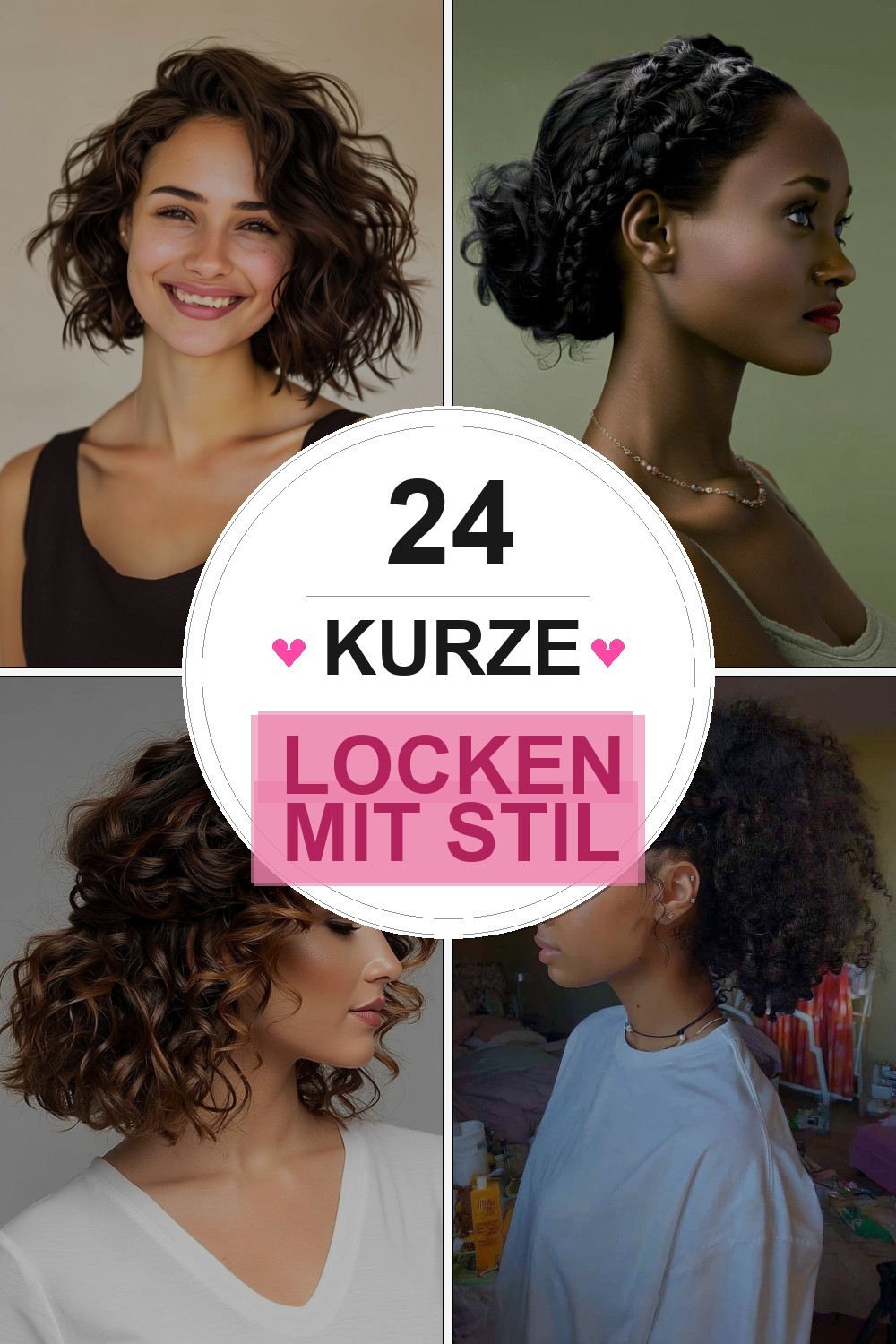 Kurze Locken mit Stil