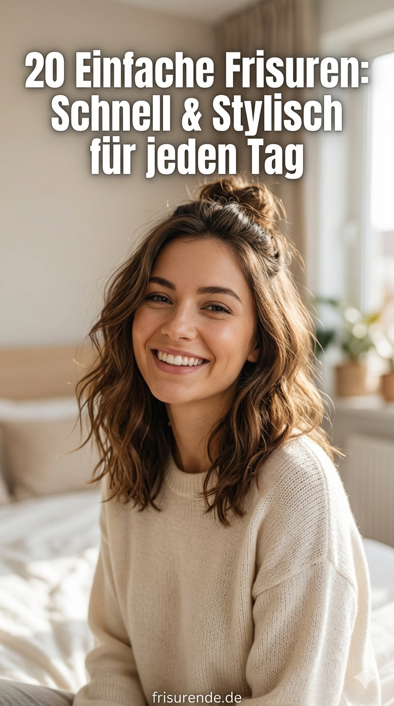20 Einfache Frisuren: Schnell & Stylisch für jeden Tag