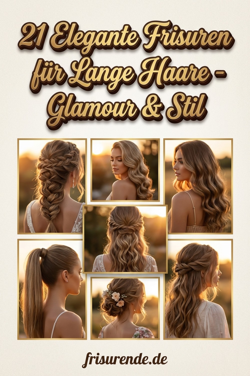 21 Elegante Frisuren für Lange Haare - Glamour & Stil