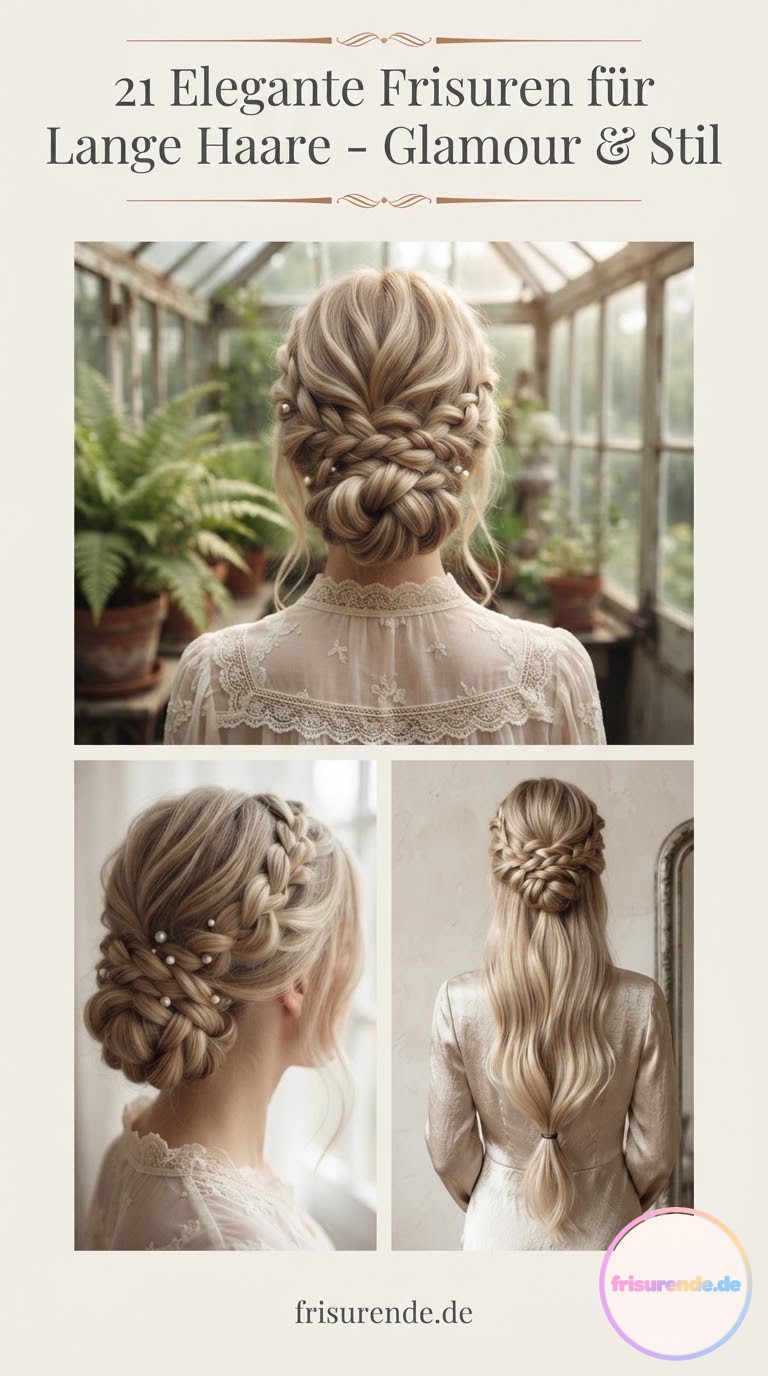 21 Elegante Frisuren für Lange Haare - Glamour & Stil