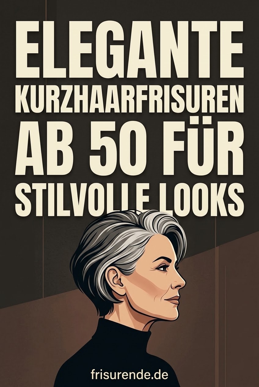 Elegante Kurzhaarfrisuren ab 50 für stilvolle Looks