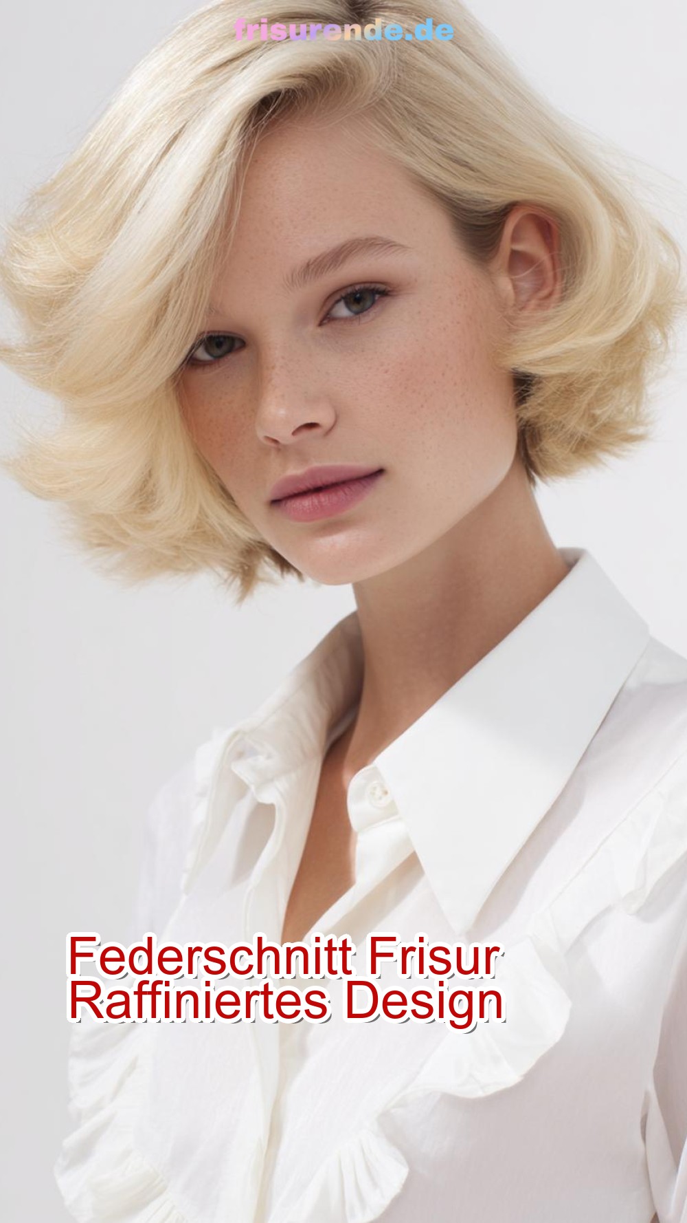 Federschnitt Frisur Raffiniertes Design