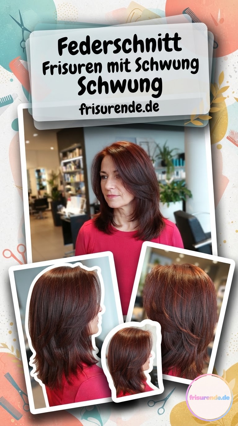 Federschnitt Frisuren mit Schwung