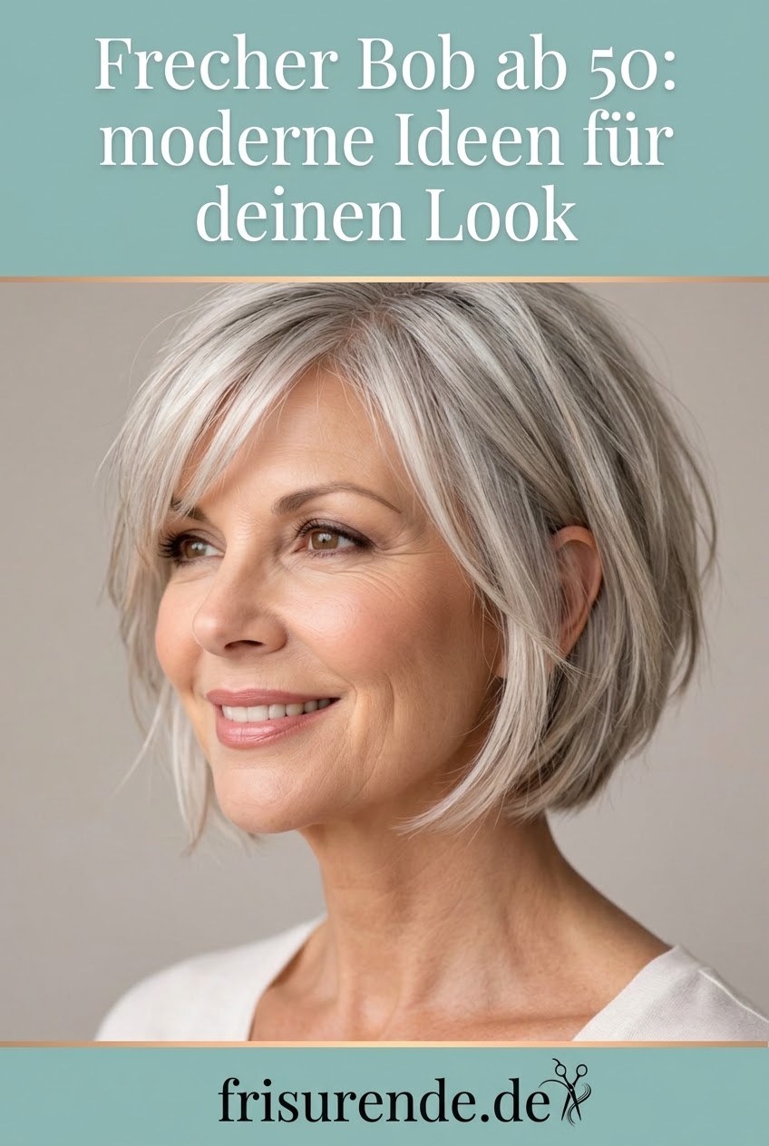 Frecher Bob ab 50 moderne Ideen für deinen Look