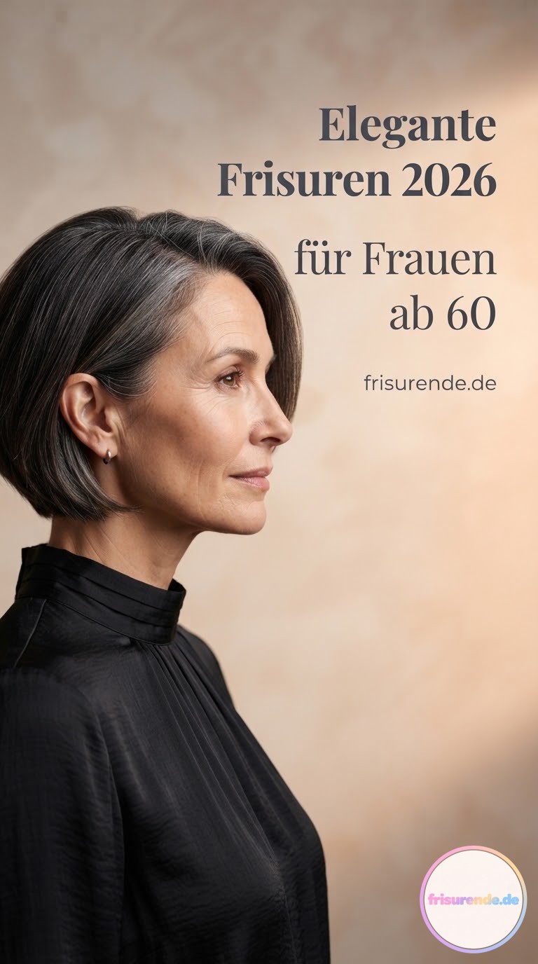 Elegante Frisuren 2026 für Frauen ab 60