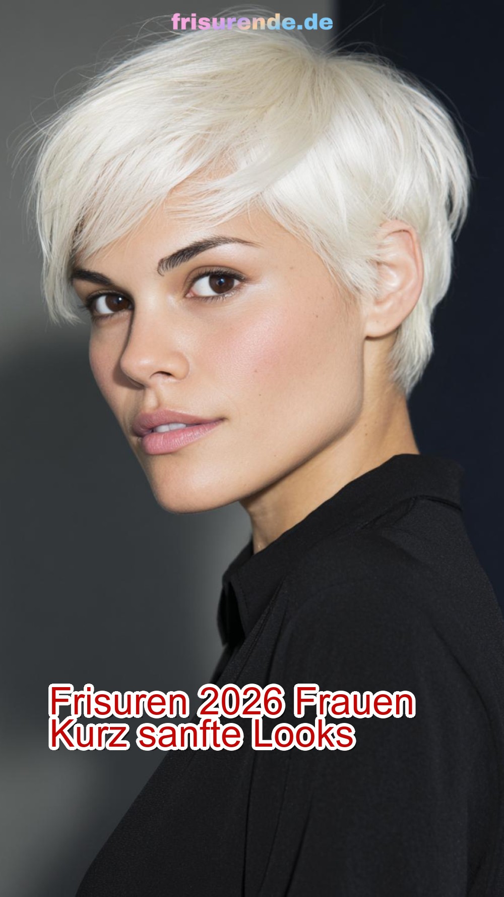 Frisuren 2026 Frauen Kurz sanfte Looks