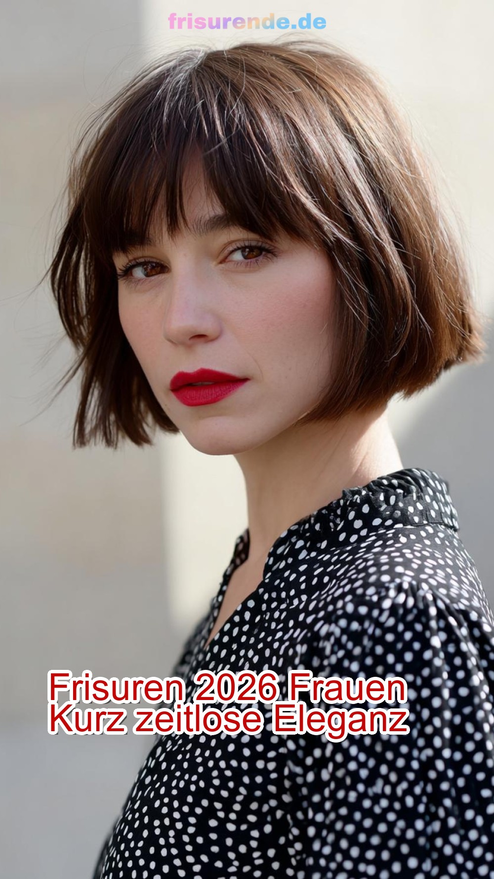 Frisuren 2026 Frauen Kurz zeitlose Eleganz