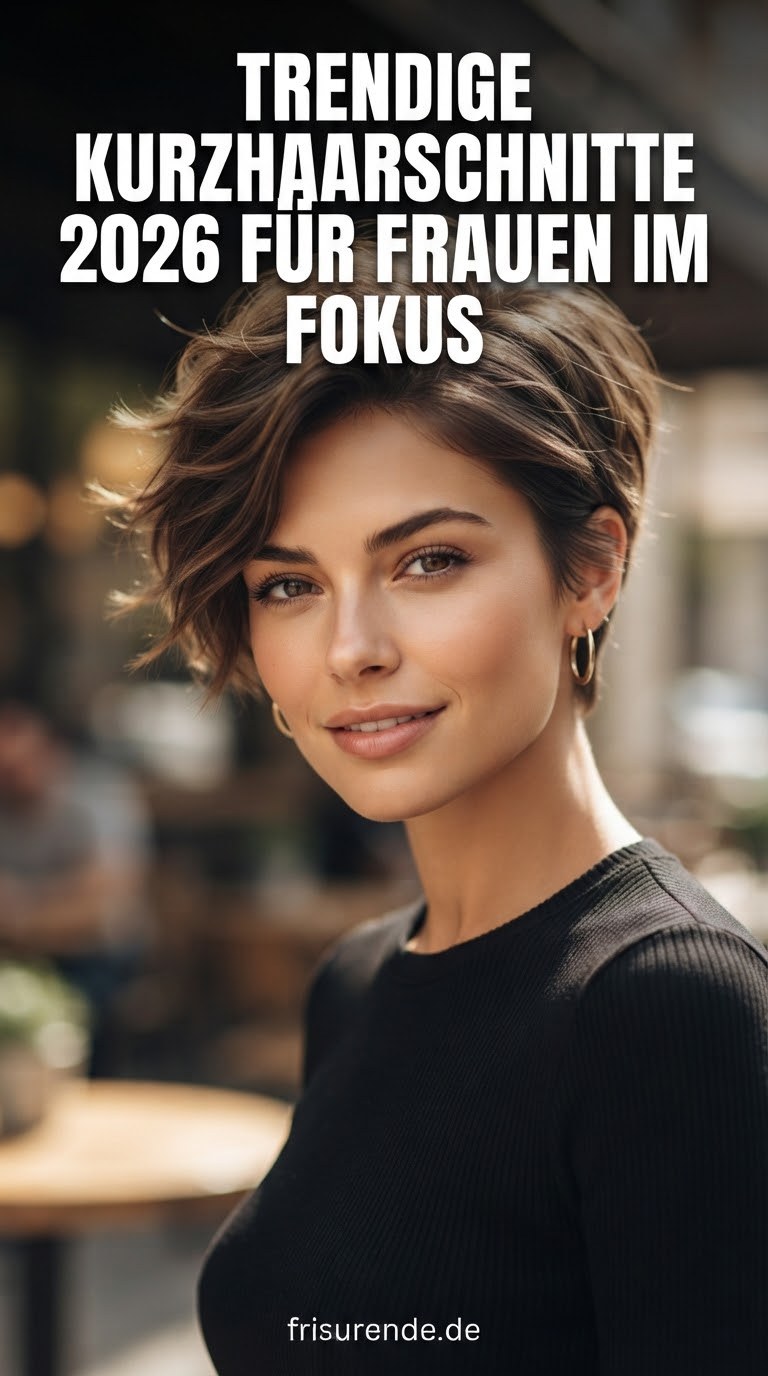 Trendige Kurzhaarschnitte 2026 Für Frauen Im Fokus