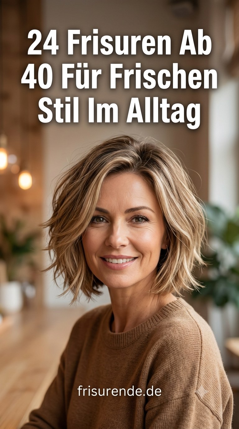 24 Frisuren Ab 40 Für Frischen Stil Im Alltag